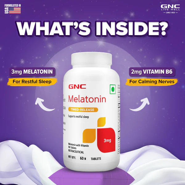 GNC Melatonin With Vitamin B6