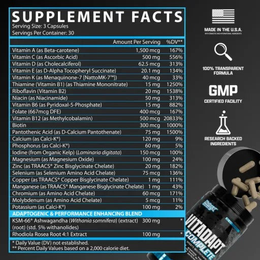 Nutrex VitaDapt – Complete Nutrition For Peak Performance