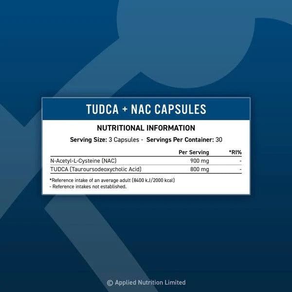 Applied Nutrition, Tudca + NAC – 90 caps