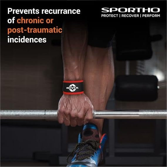 Weight Lifting Bar Strap | Grip Support for Strength Training