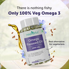 Flaxseed Oil Capsules – Omega 3 6 9 for Heart & Skin