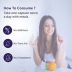 Flaxseed Oil Capsules – Omega 3 6 9 for Heart & Skin