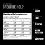 Creatine HCL Supplement for Strength, Endurance & Performance