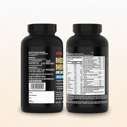 GNC Men Multivitamin One Daily 60 With 32 Premiums Ingredients