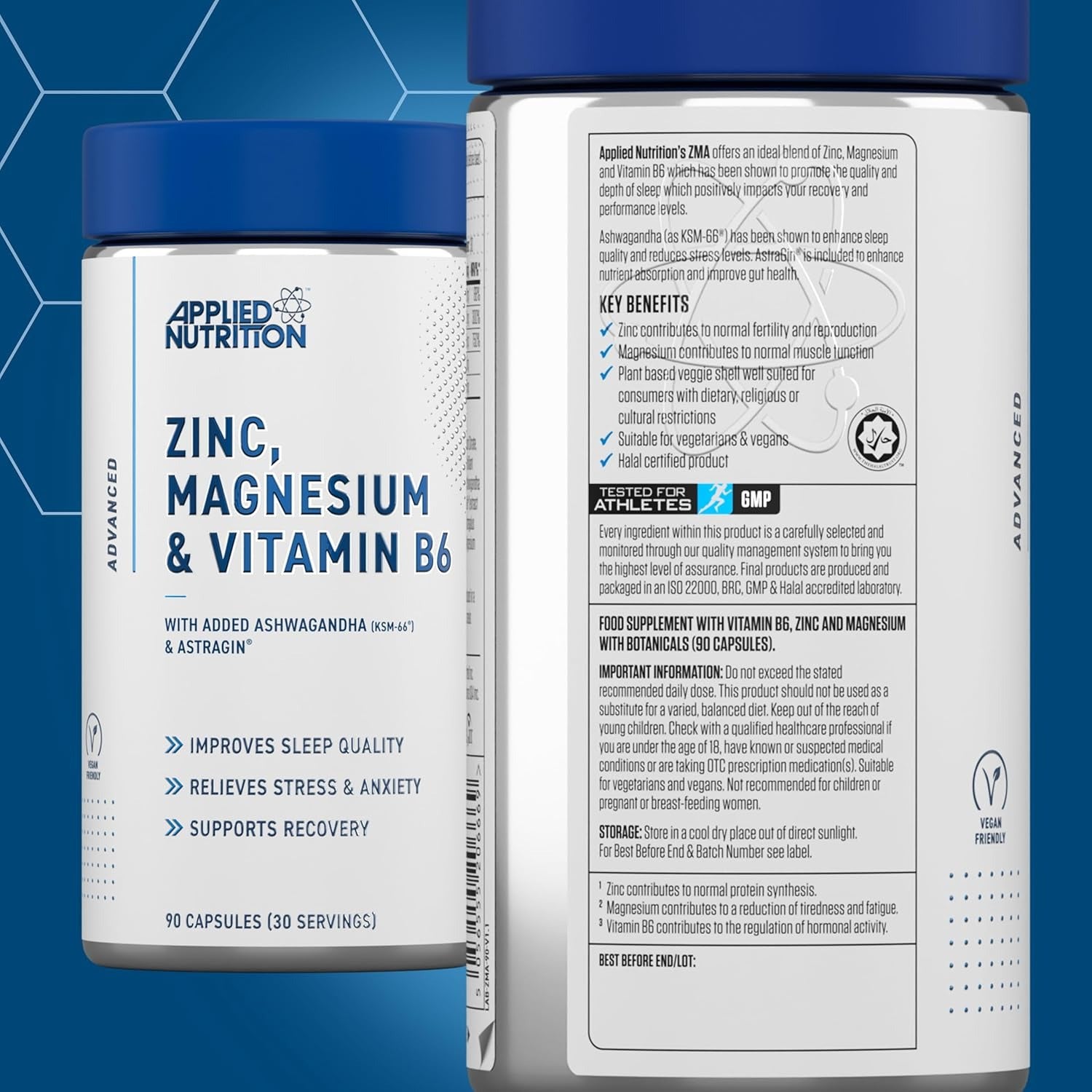 ZMA Pro Supplement – Zinc Magnesium B6 for Testosterone