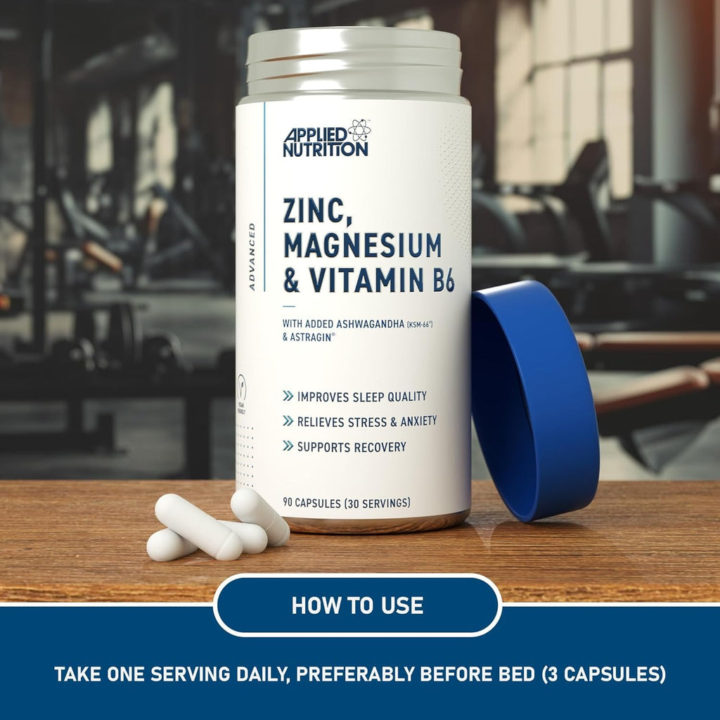 ZMA Pro Supplement – Zinc Magnesium B6 for Testosterone