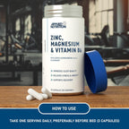 ZMA Pro Supplement – Zinc Magnesium B6 for Testosterone