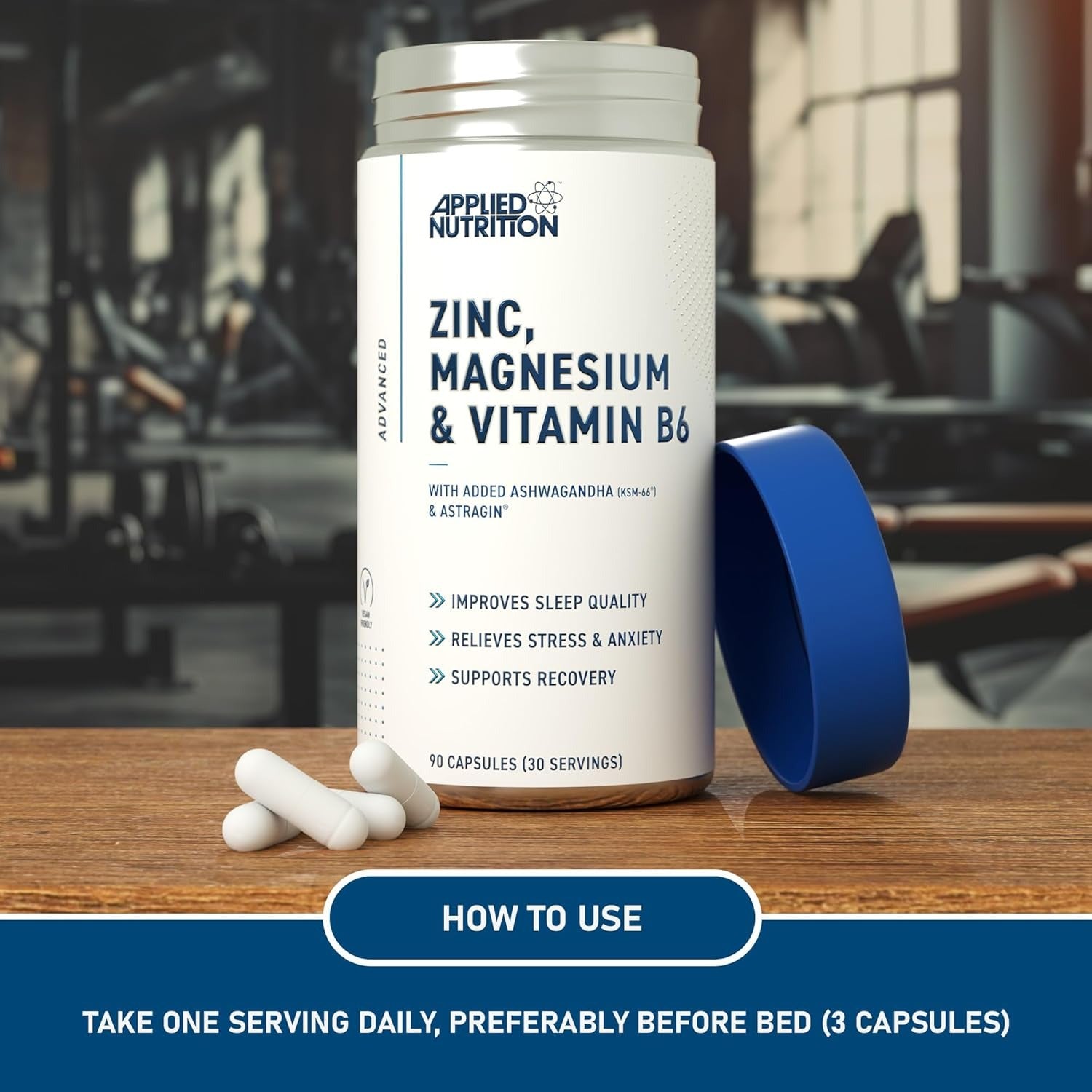 ZMA Pro Supplement – Zinc Magnesium B6 for Testosterone