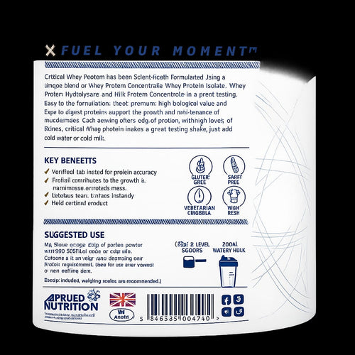 Critical Whey Protein Blend for Muscle Growth & Recovery