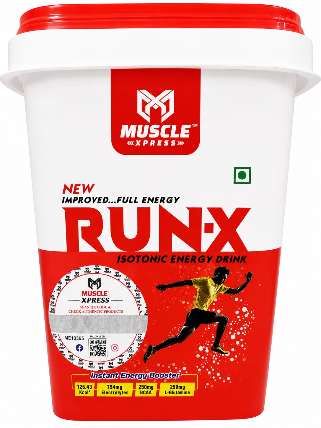 Muscle Xpress Run X Glucose Instant Energy & Hydration Support