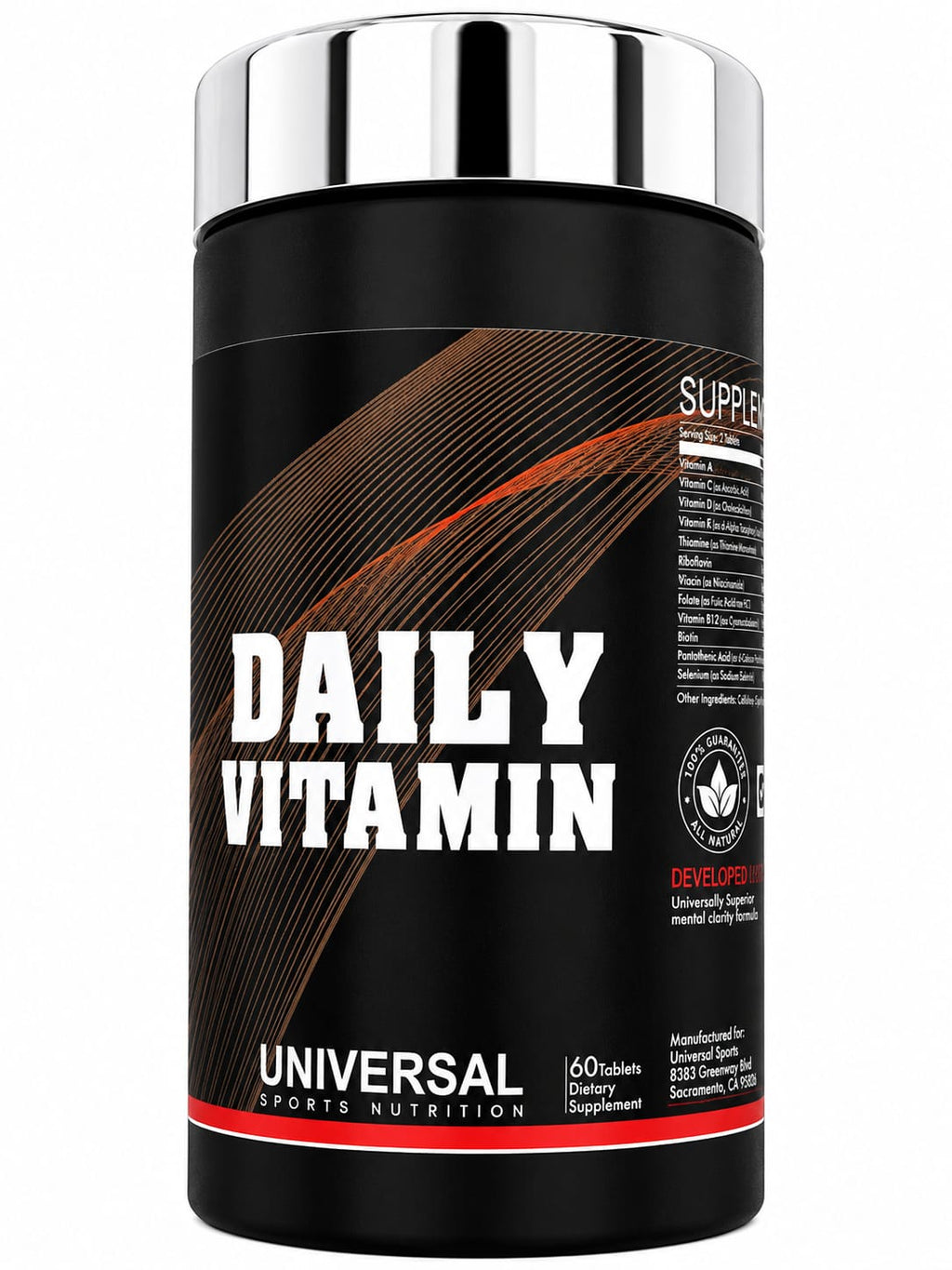 Universal Daily Vitamins Supplement – Energy & Immune Support