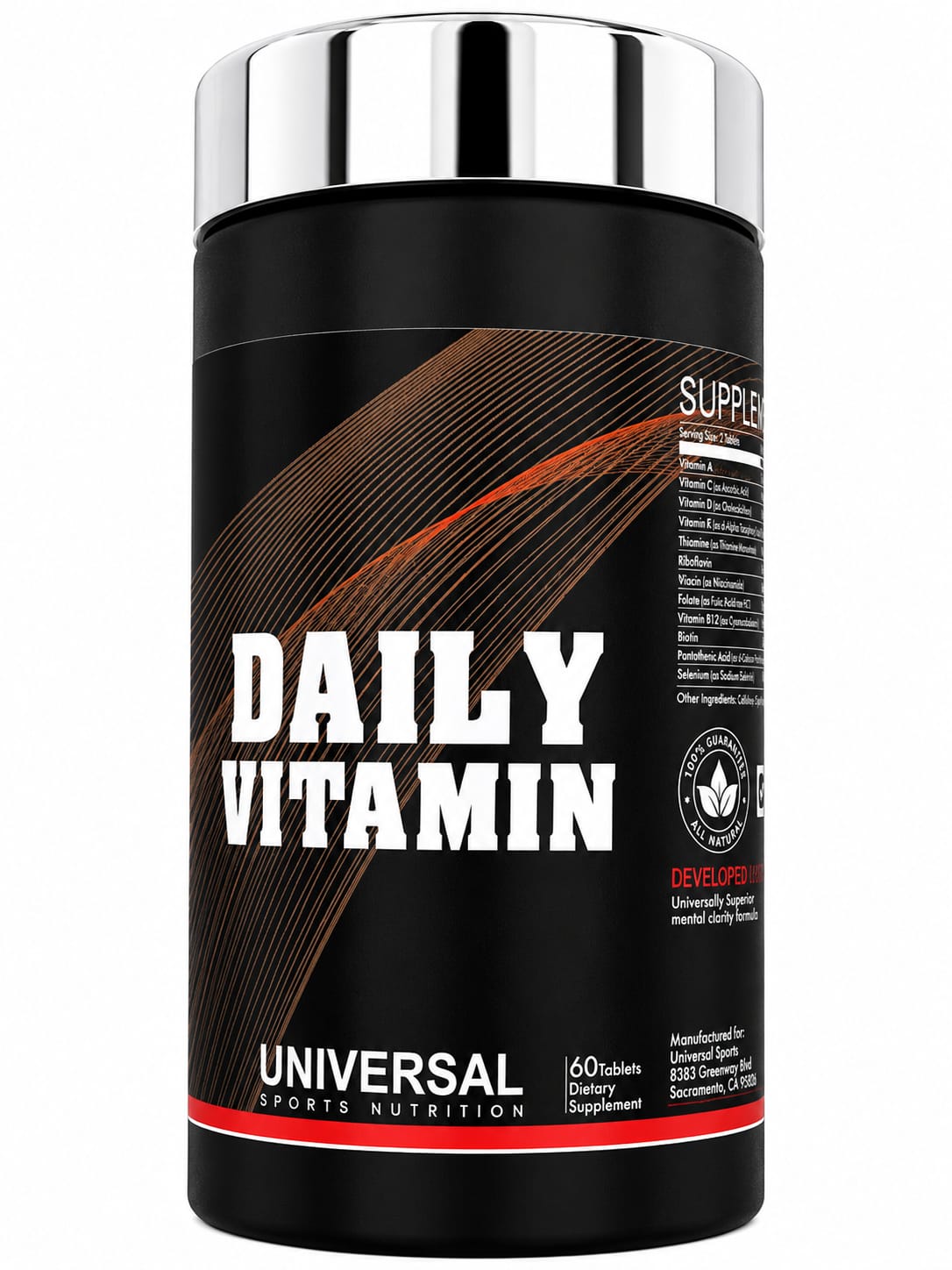 Universal Daily Vitamins Supplement – Energy & Immune Support