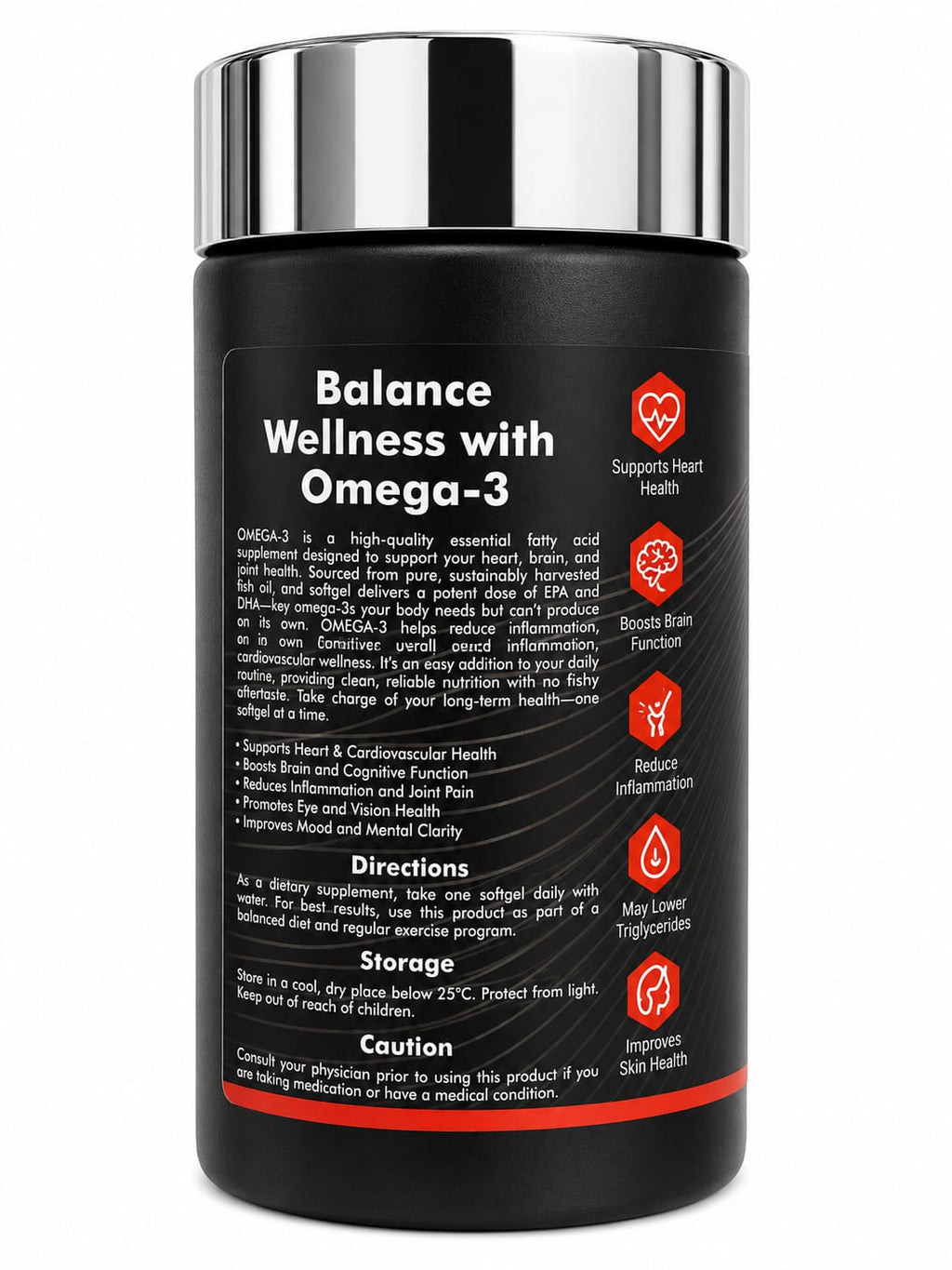 Omega 3 Fish Oil – Universal Sports Nutrition Supplement
