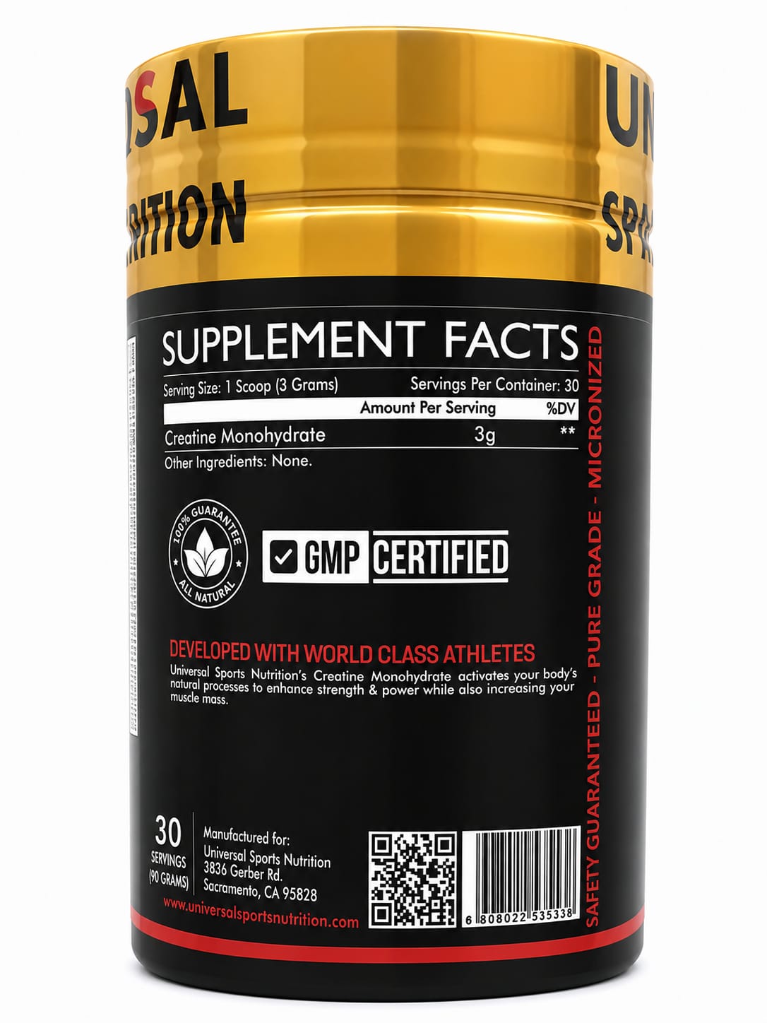 Universal Creatine Monohydrate – Strength & Muscle Power