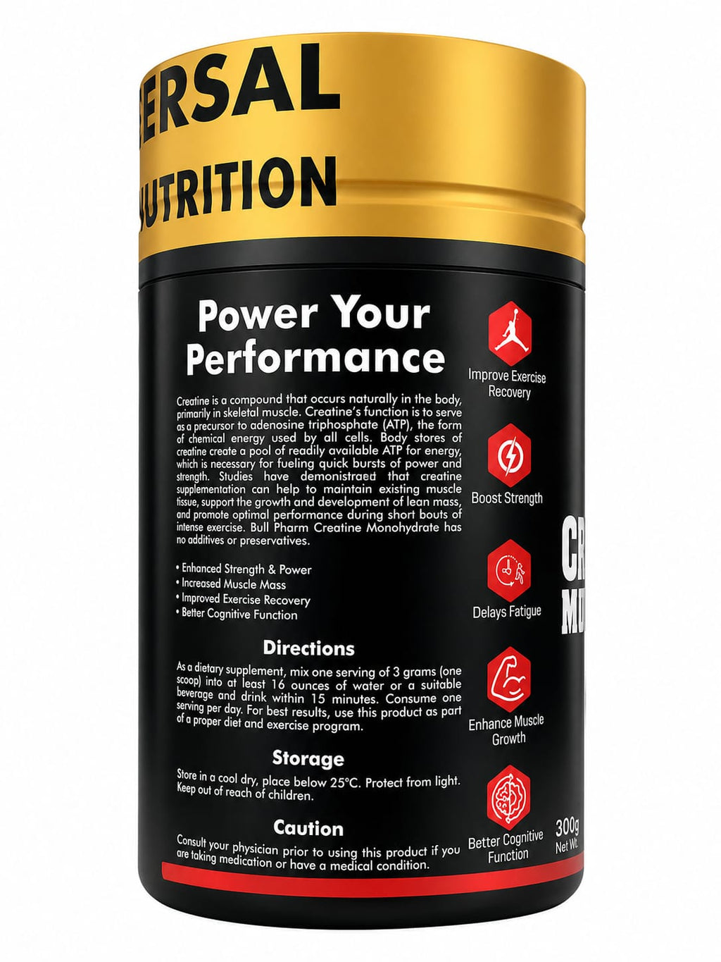 Universal Creatine Monohydrate – Strength & Muscle Power