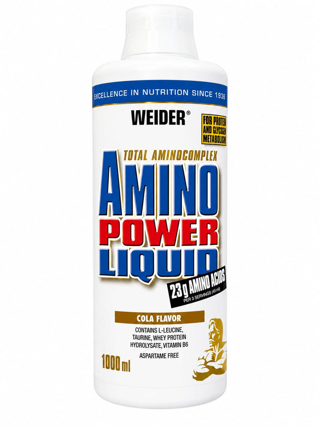Weider Amino Power Liquid, 1 L 66 Servings (COLA FLAVOR)