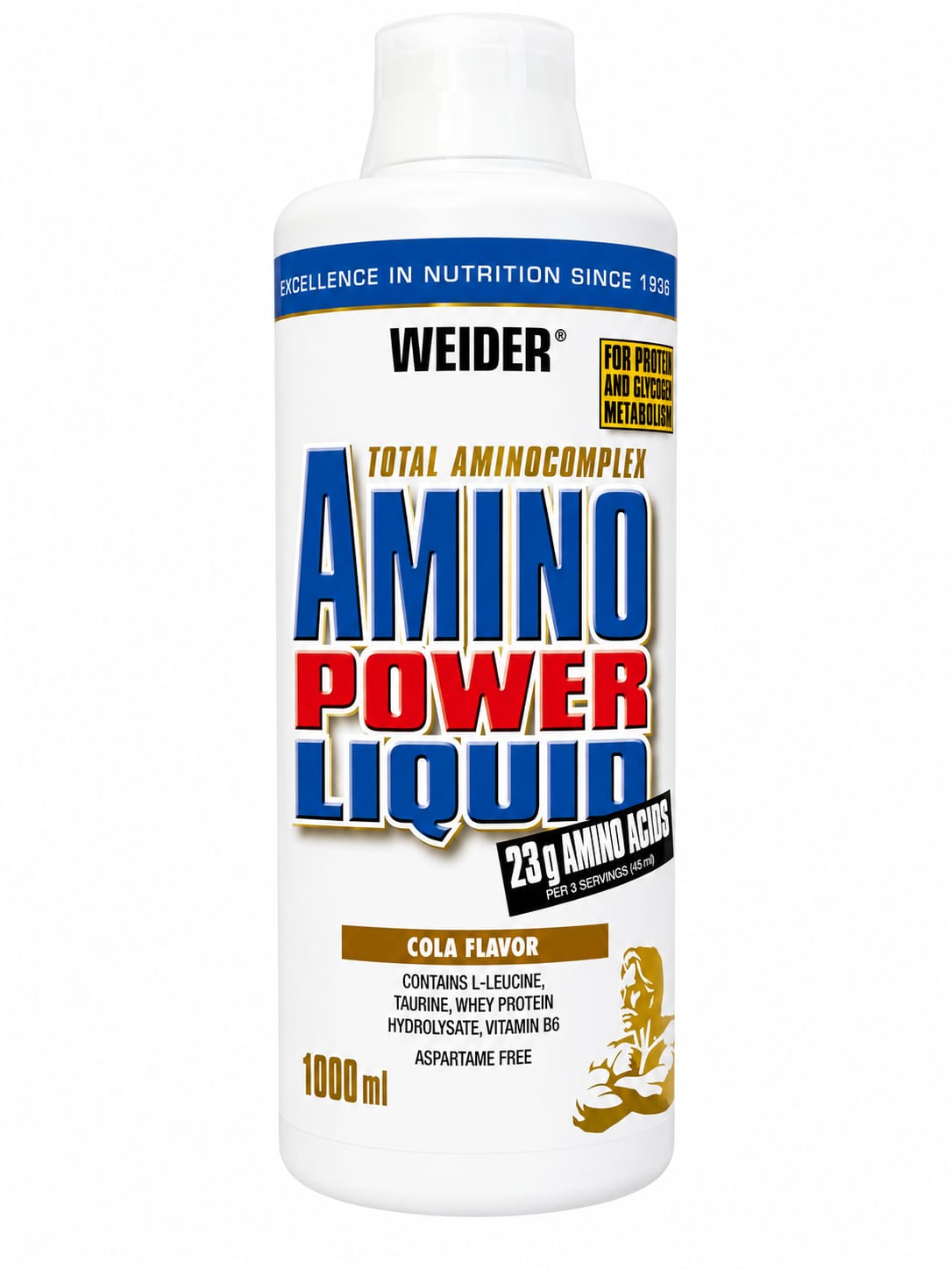 Weider Amino Power Liquid, 1 L 66 Servings (COLA FLAVOR)