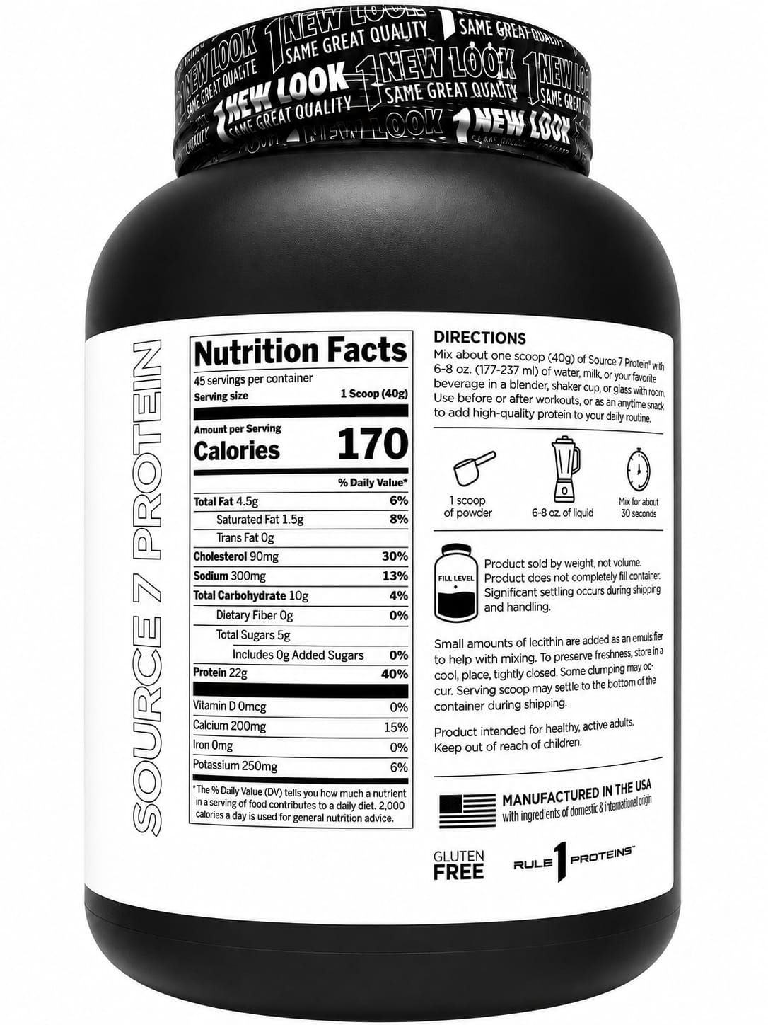 Rule1 Source 7 Protein - 2.25 Kg