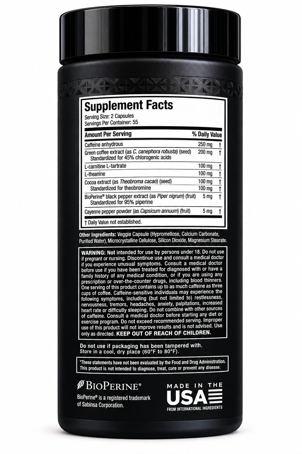MuscleTech Hydroxycut Hardcore Elite (110 Capsules) Made in USA