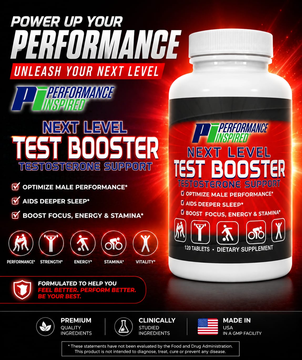 Performance Inspired Test Booster