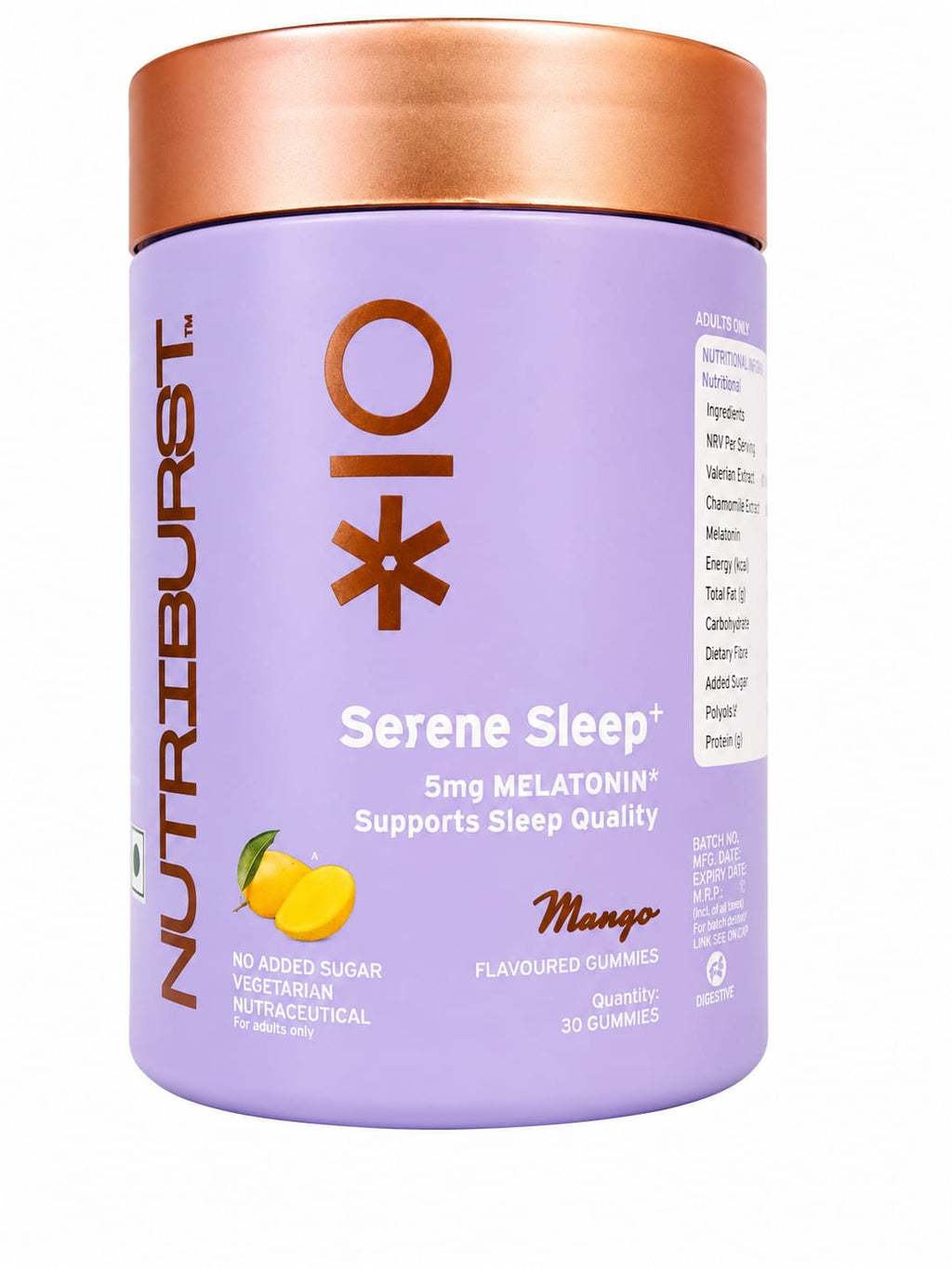 Nutriburst Serene Sleep Gummies with Melatonin