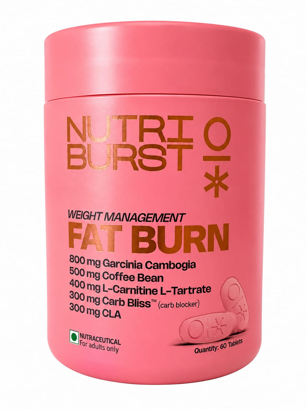Nutriburst Fat Burn Tablets for Men & Women