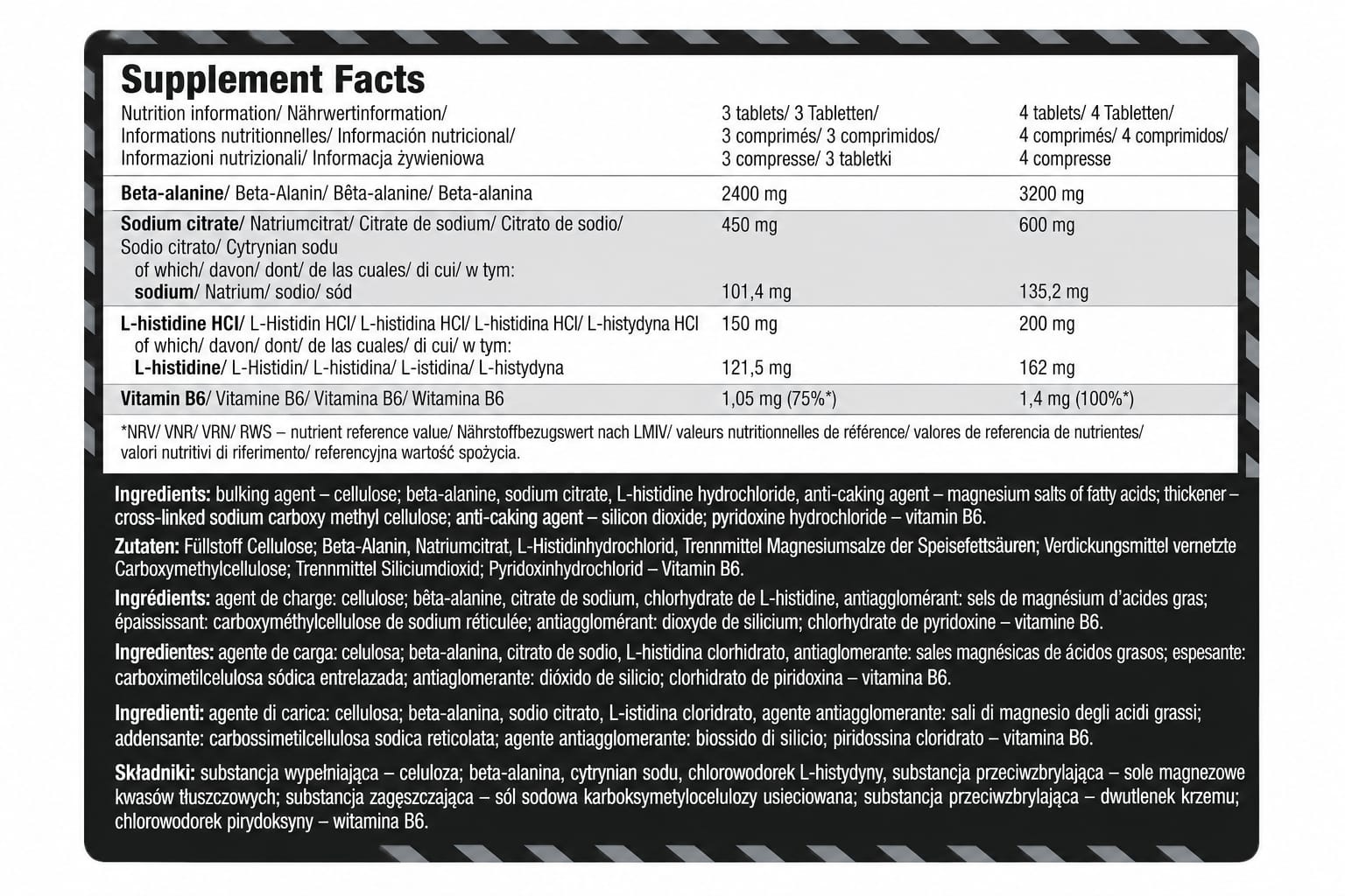 BETA-ALANINE CARNO RUSH