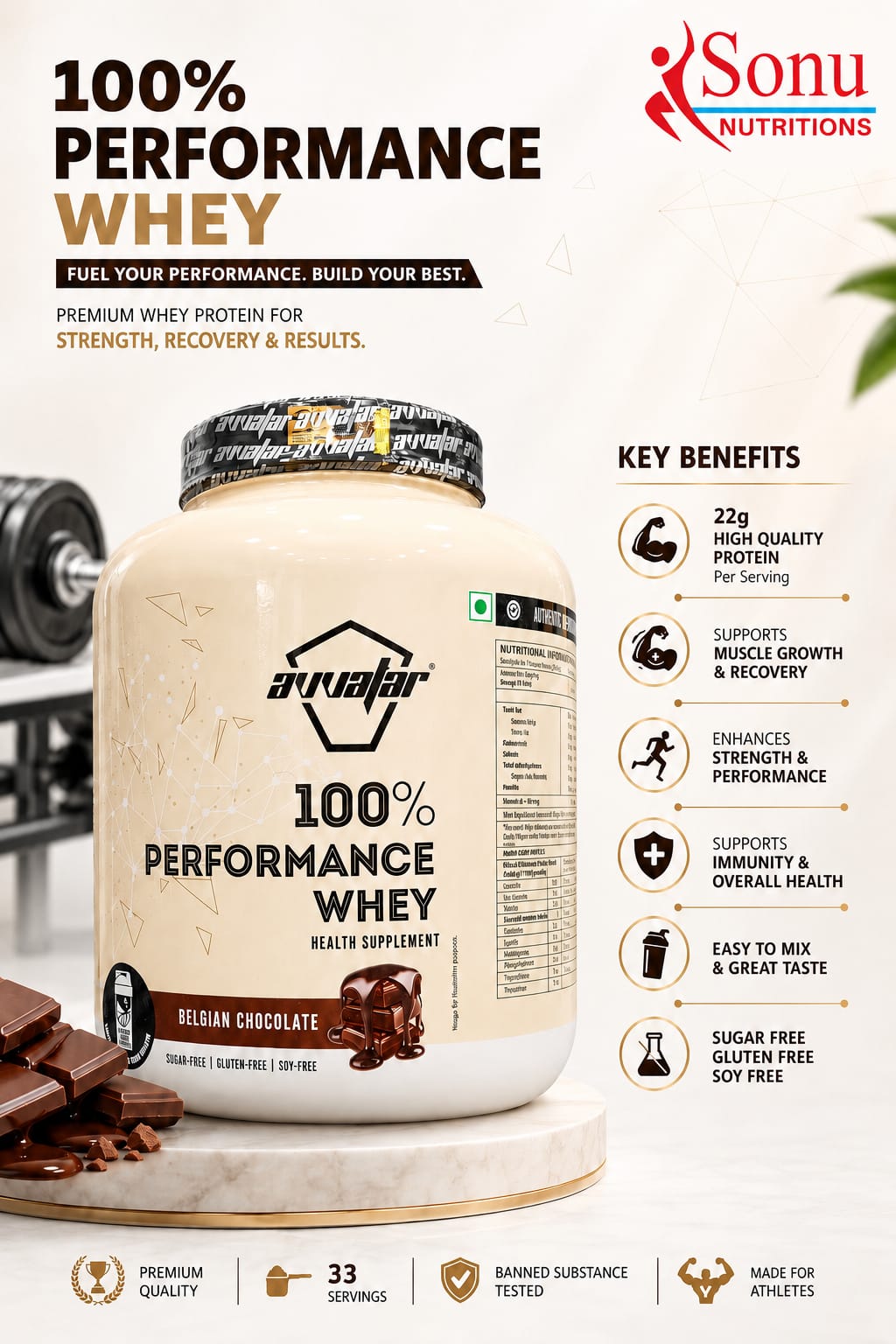 Avvatar 100% Performance Whey
