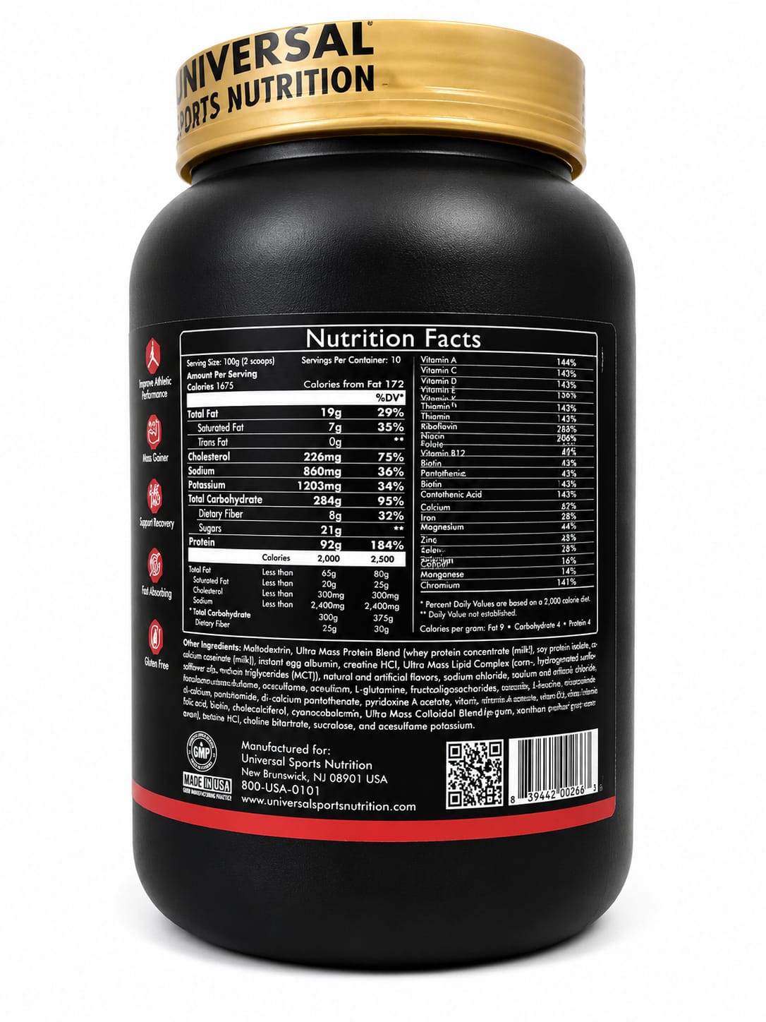 ULTRA MASS UNIVERSAL SPORTS NUTRITION