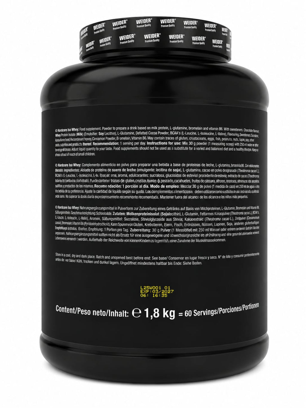 Weider Hardcore ISO Whey
