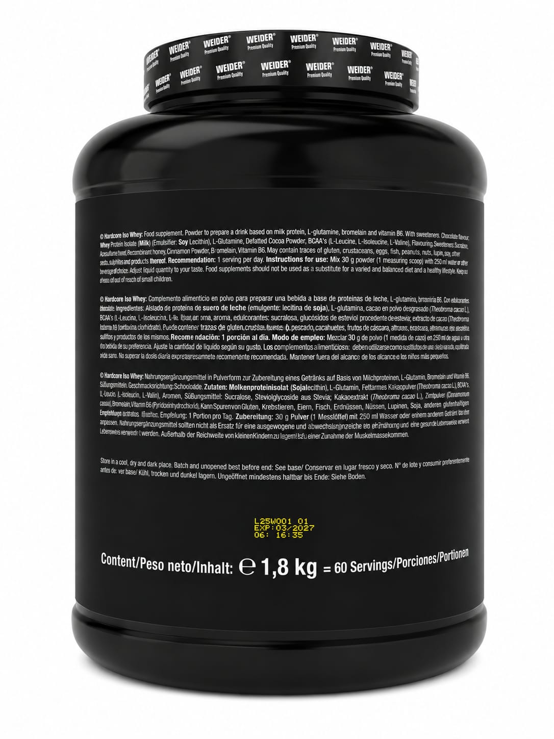 Weider Hardcore ISO Whey