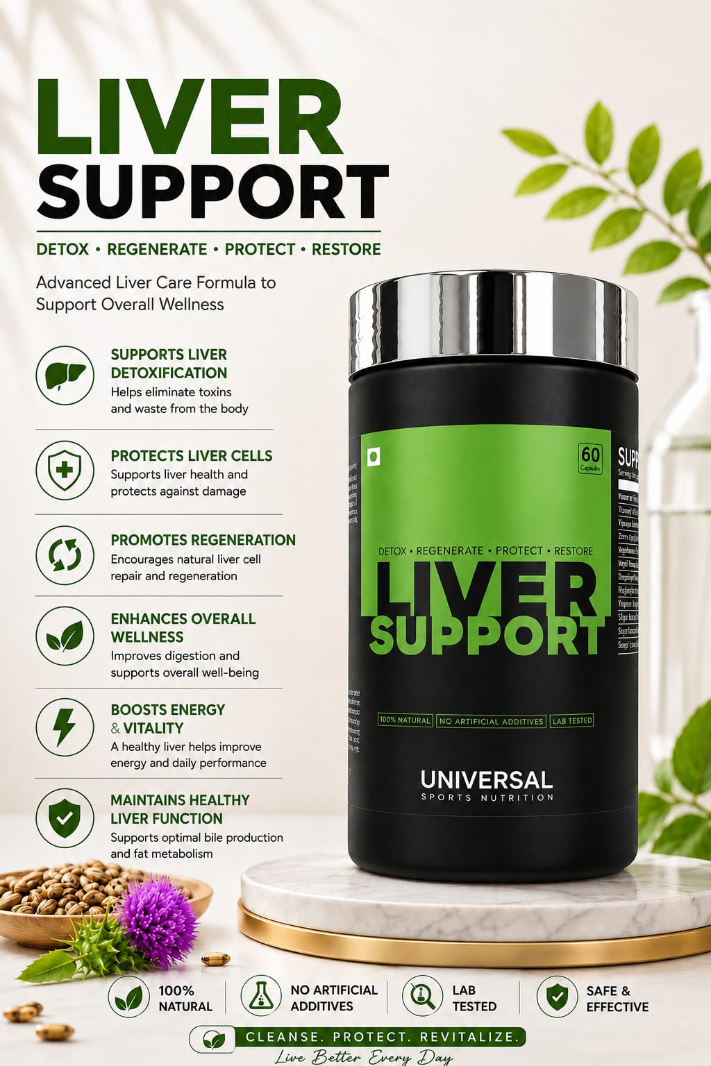 LIVER SUPPORT UNIVERSAL SPORTS NUTRITION