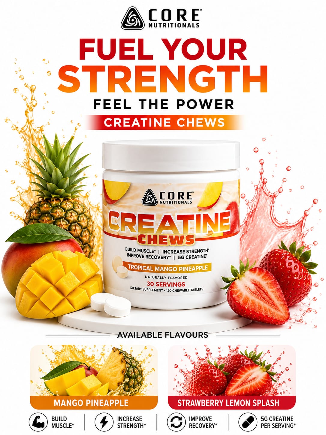 Creatine Chews CORE Nutritionals®
