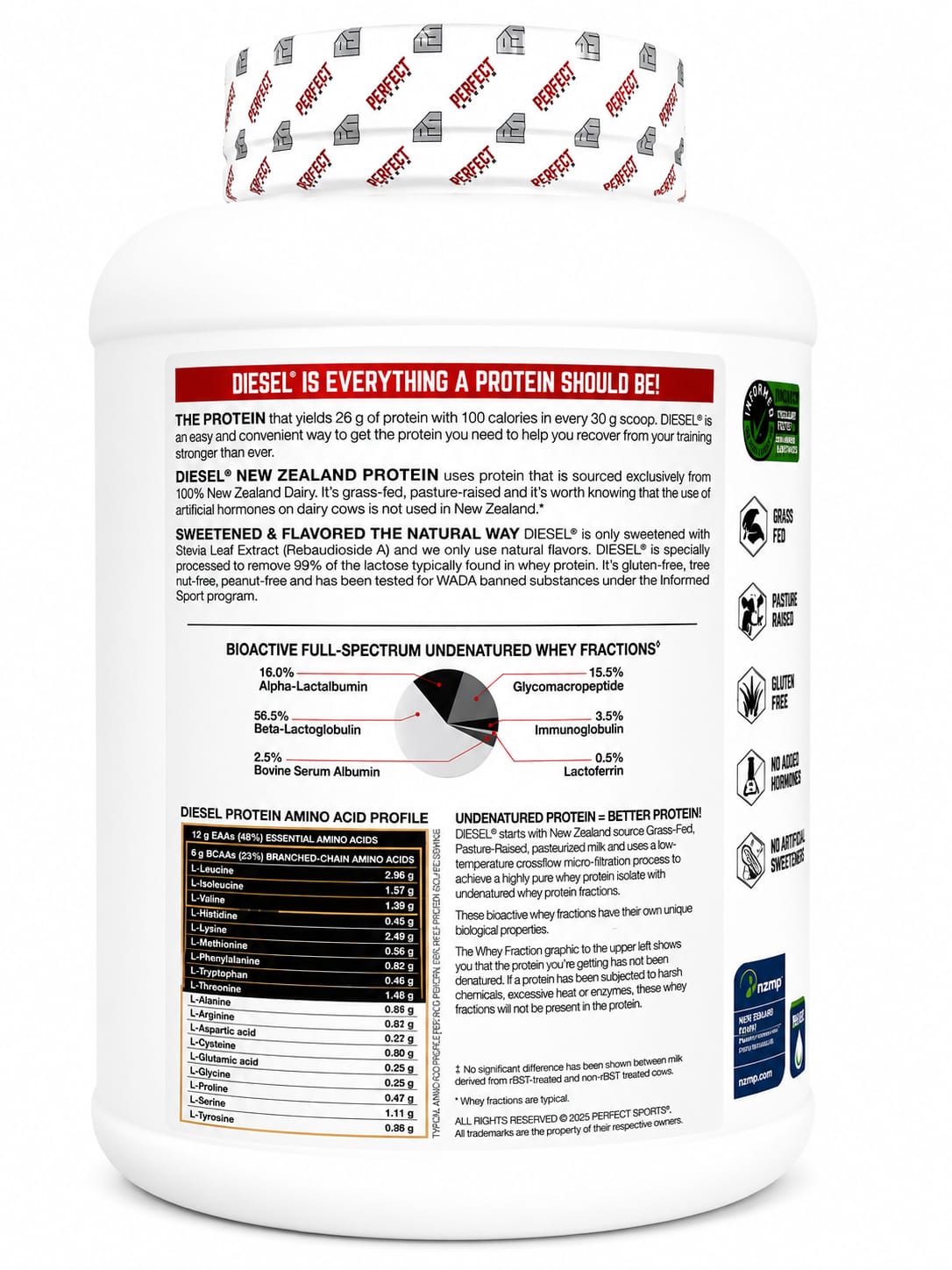 DIESEL NEW ZEALAND WHEY PROTEIN ISOLATE