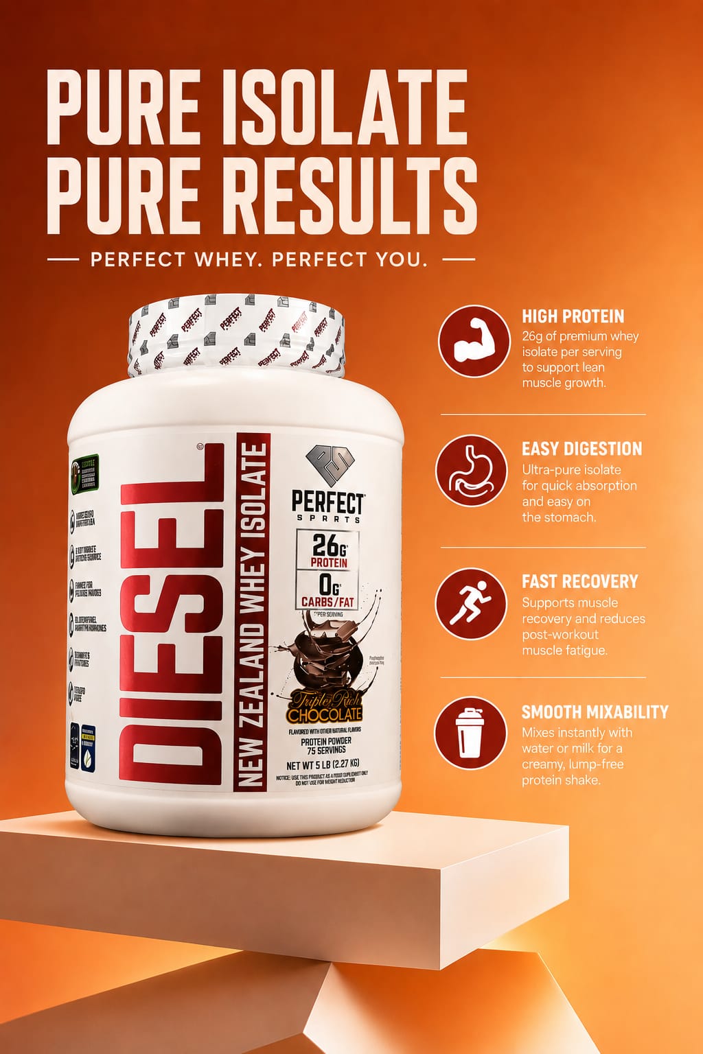 DIESEL NEW ZEALAND WHEY PROTEIN ISOLATE