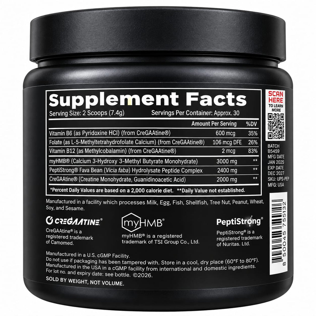 PEPTISIZE UNMATCHED