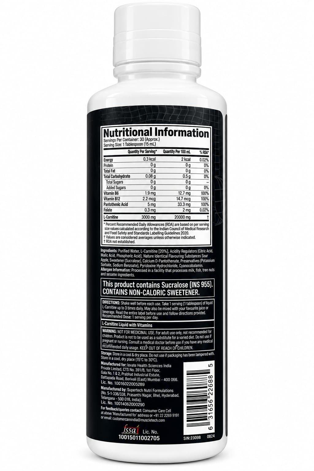 L-CARNITINE MUSCLE TECH