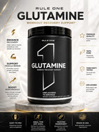 Rule1 GLUTAMINE Micronized Glutamine – 75 SERVINGS