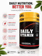 Universal Daily Vitamins Supplement – Energy & Immune Support