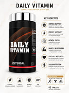 Universal Daily Vitamins Supplement – Energy & Immune Support
