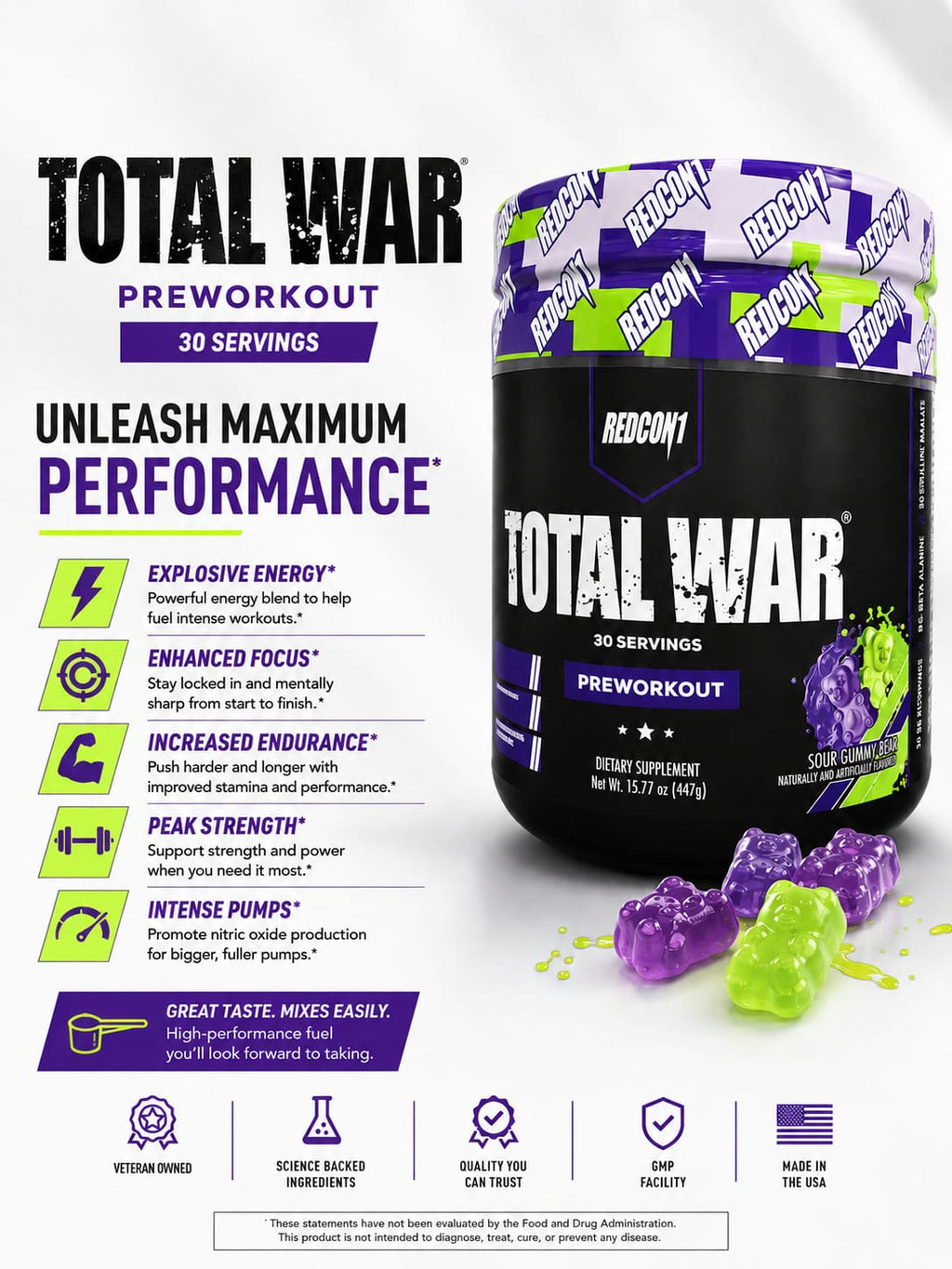 RedCon1 Total War Preworkout