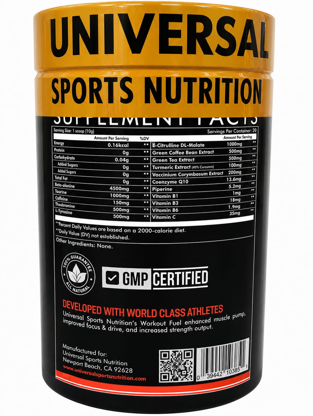 Workout Fuel UNIVERSAL