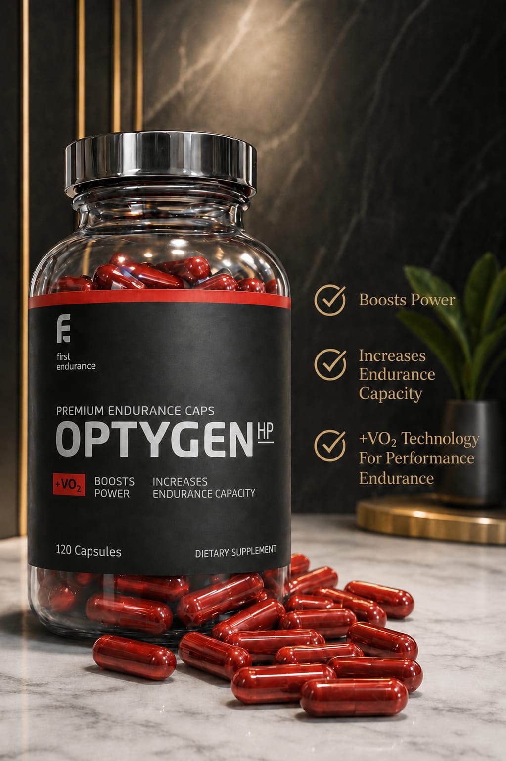 Optygen HP Endurance Supplement for VO2 Max & Performance