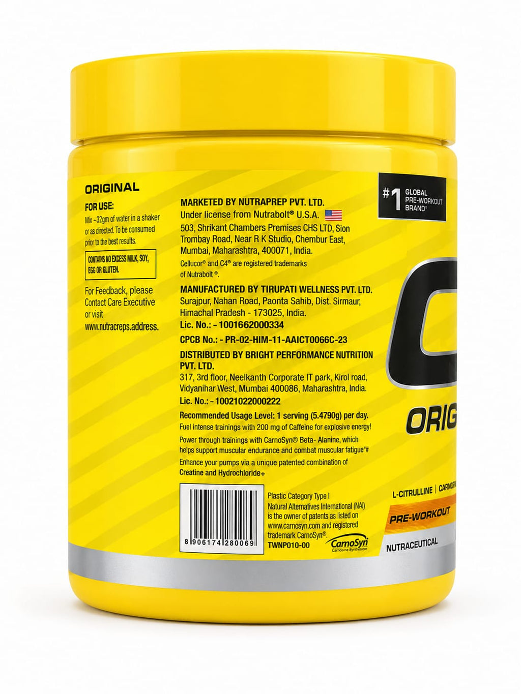 Cellucor C4 Original Pre-Workout (30 Servings)