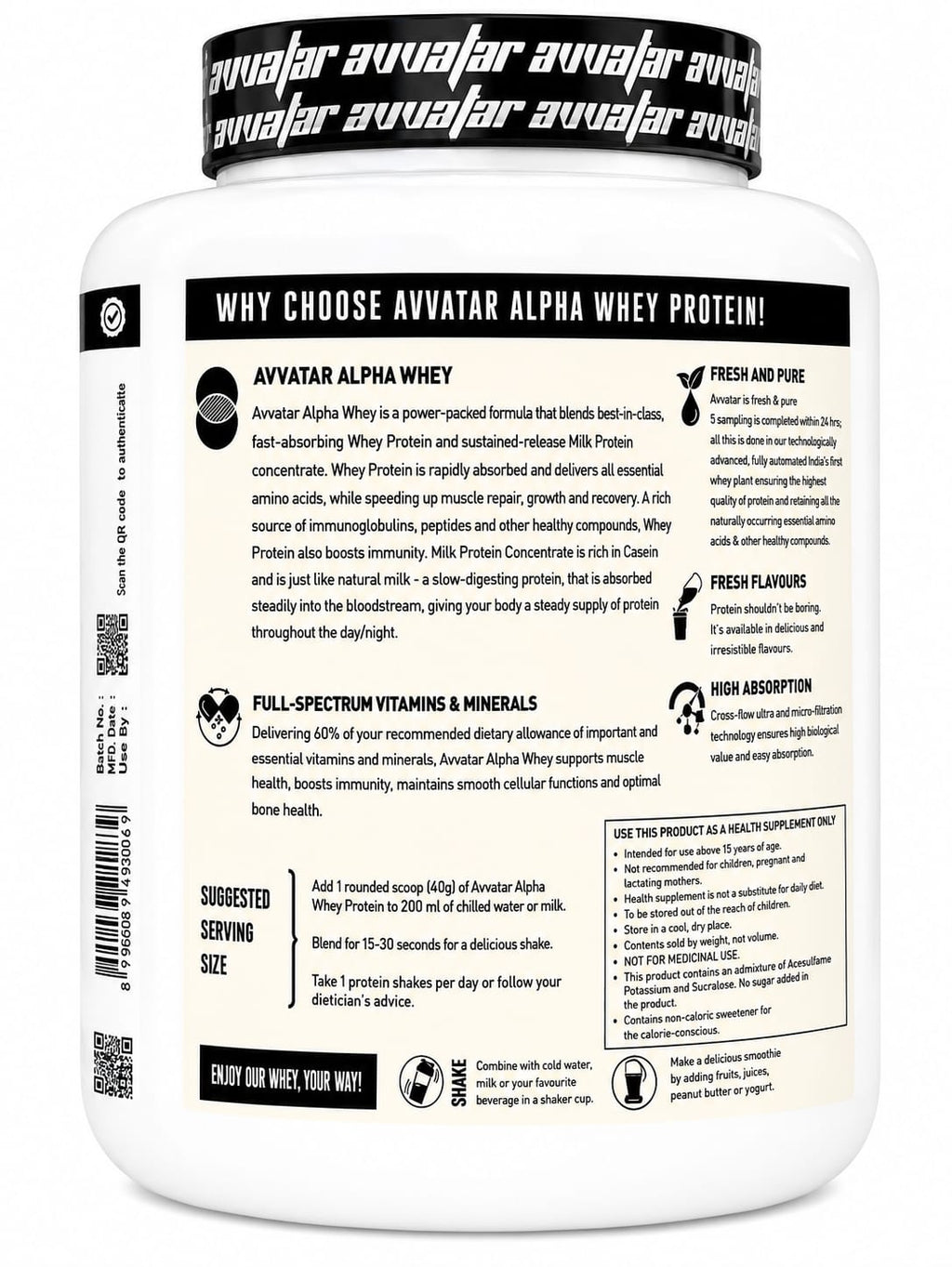 Avvatar Alpha Whey