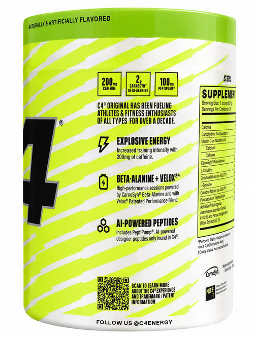 C4 Original Pre Workout 50 Servings | Energy & Pump