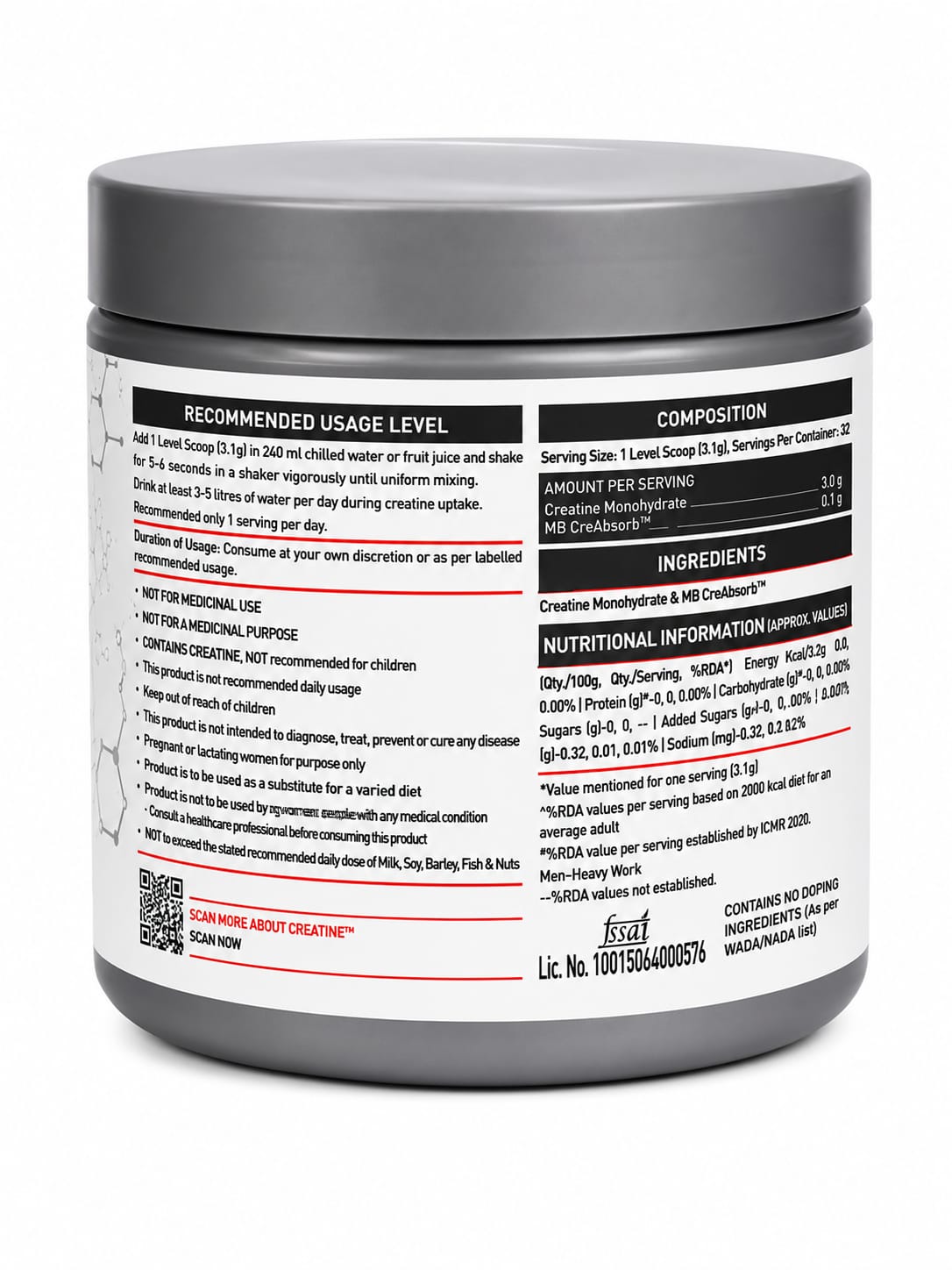 MuscleBlaze Creatine