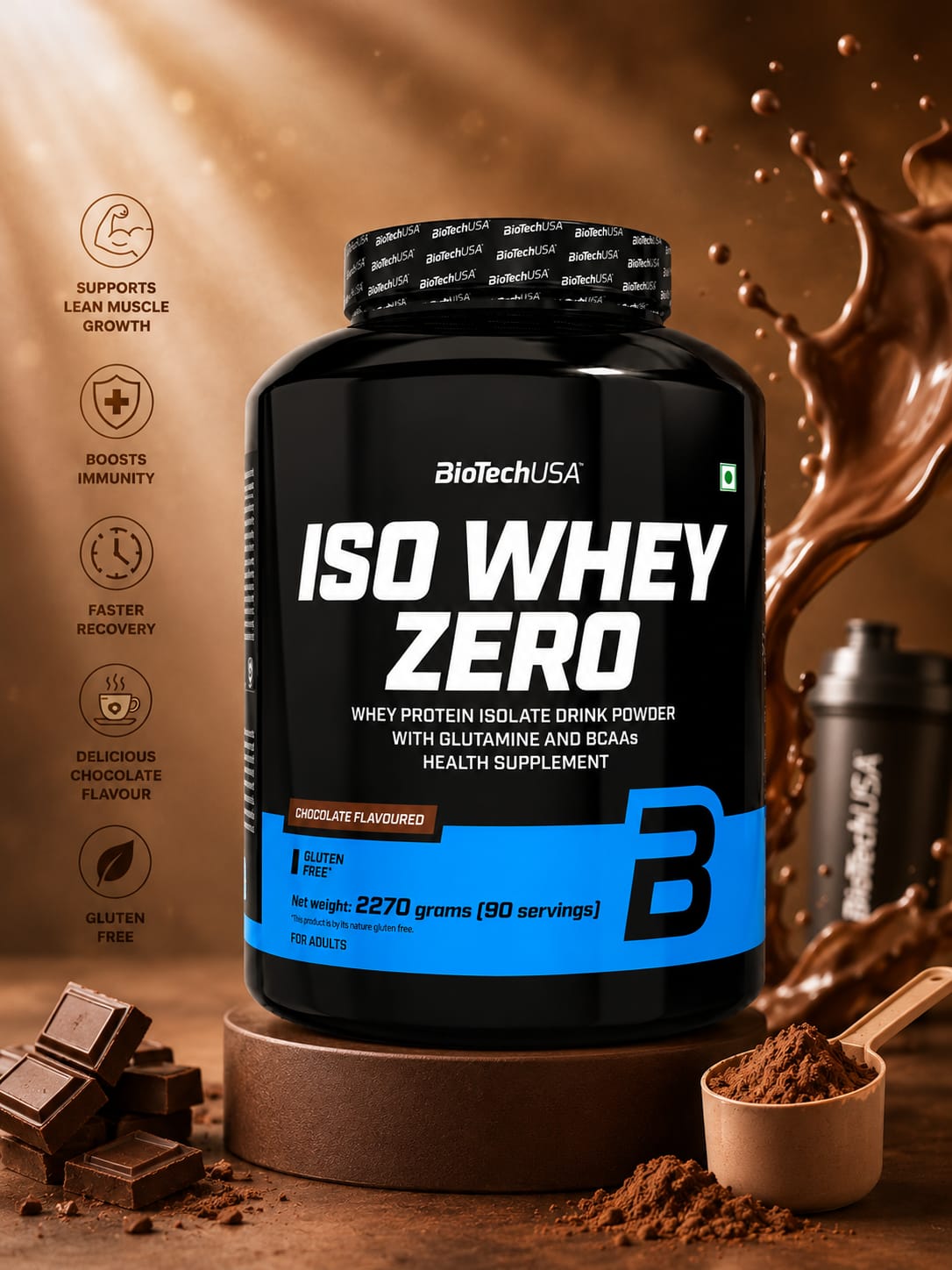 Biotech USA ISO Whey Zero Protein - 5LB