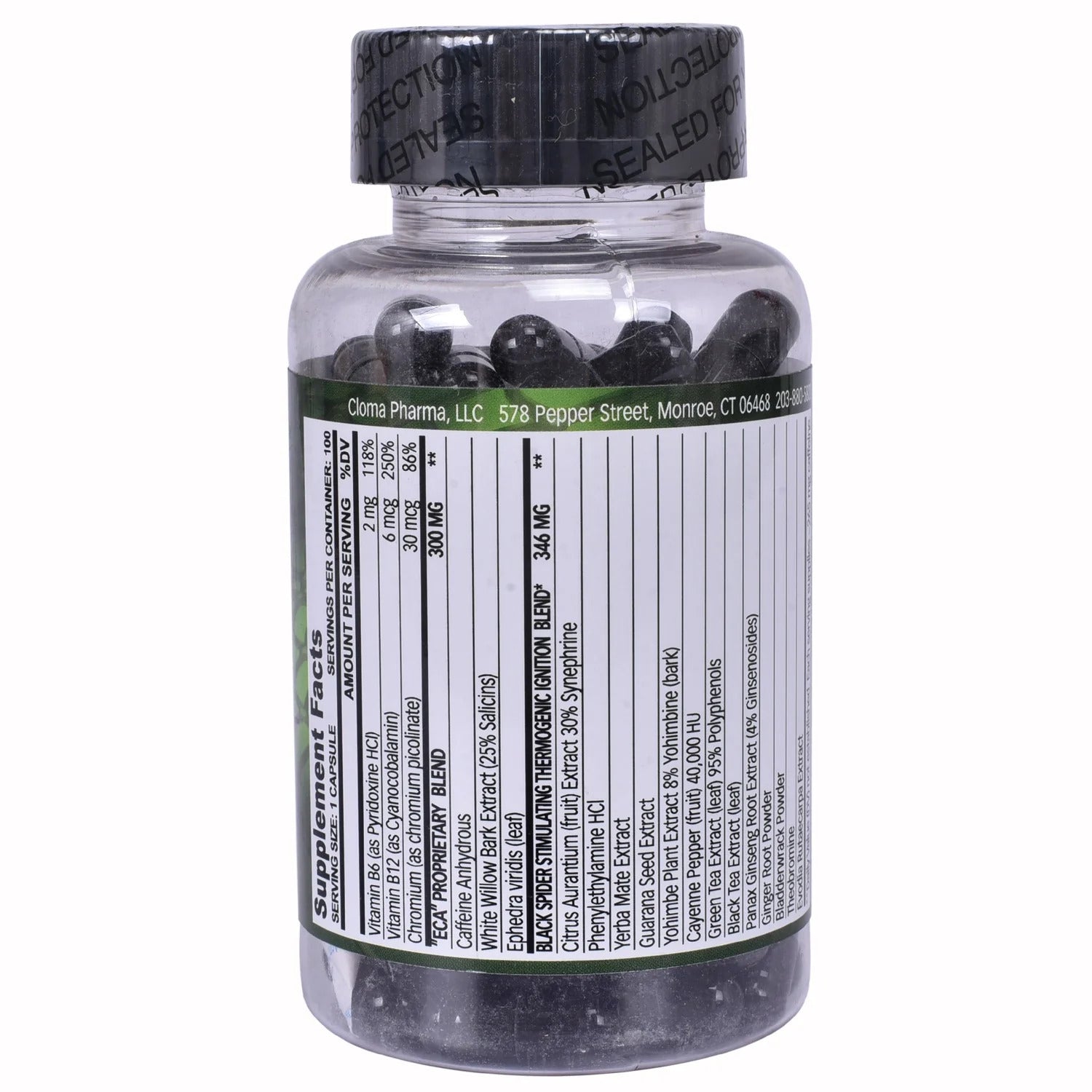 Black Spider Fat Burner – Energy & Weight Loss Support