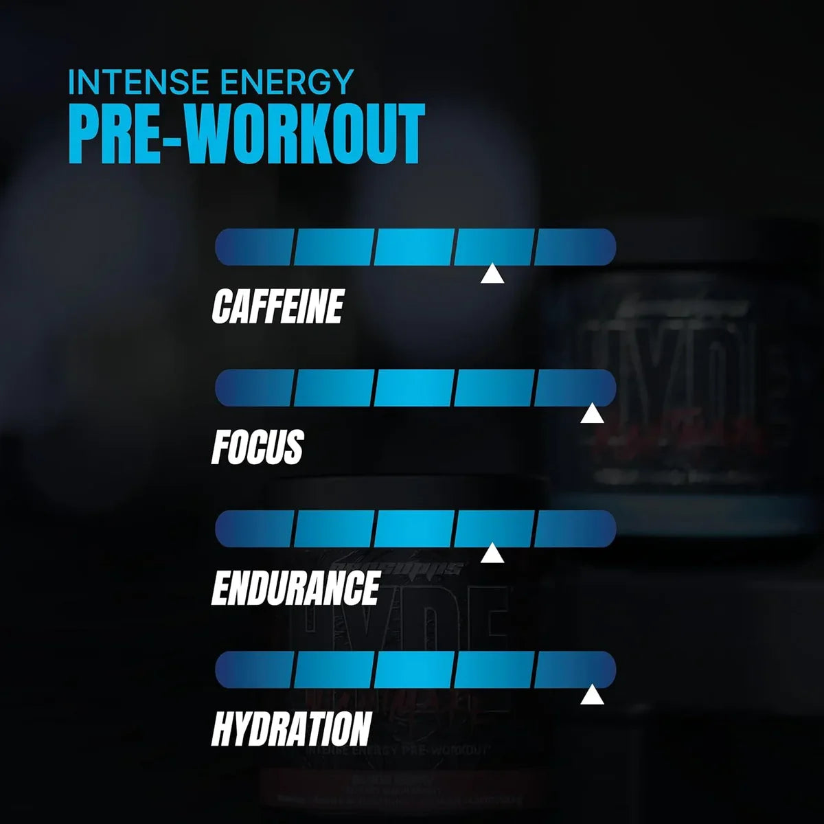 Hyde Nightmare Intense Pre-Workout for Muscle strength.